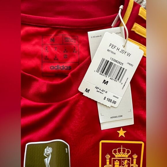 Adidas Spain España National Team 2024 Women Home Jersey - Picture 8 of 12